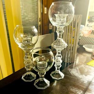 Hand made candle holders